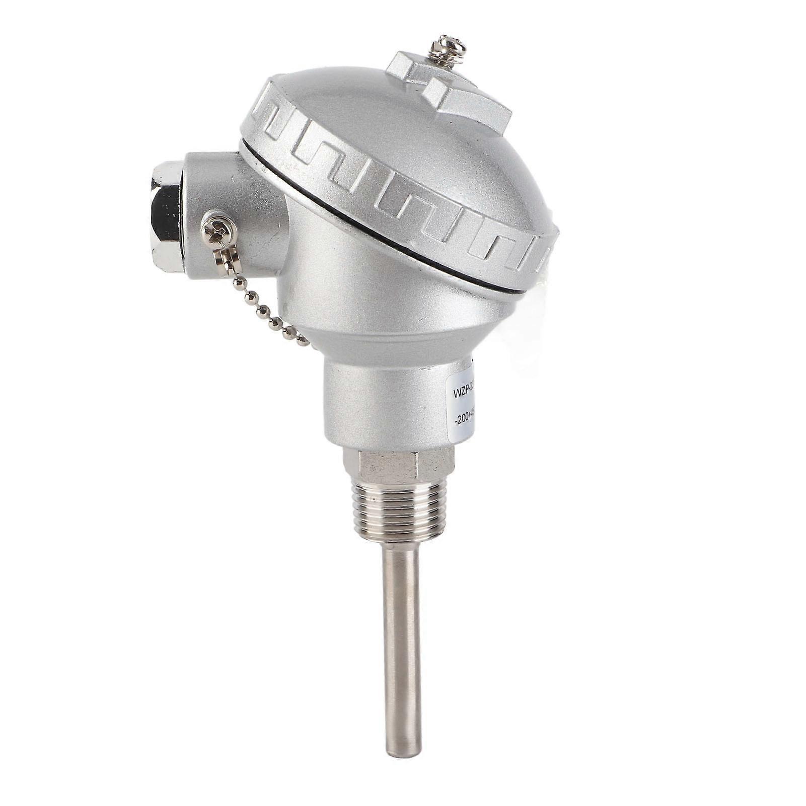 Sonde de température à résistance PT100, filetage NPT 1/2", tête de thermocouple (PT 50 mm)