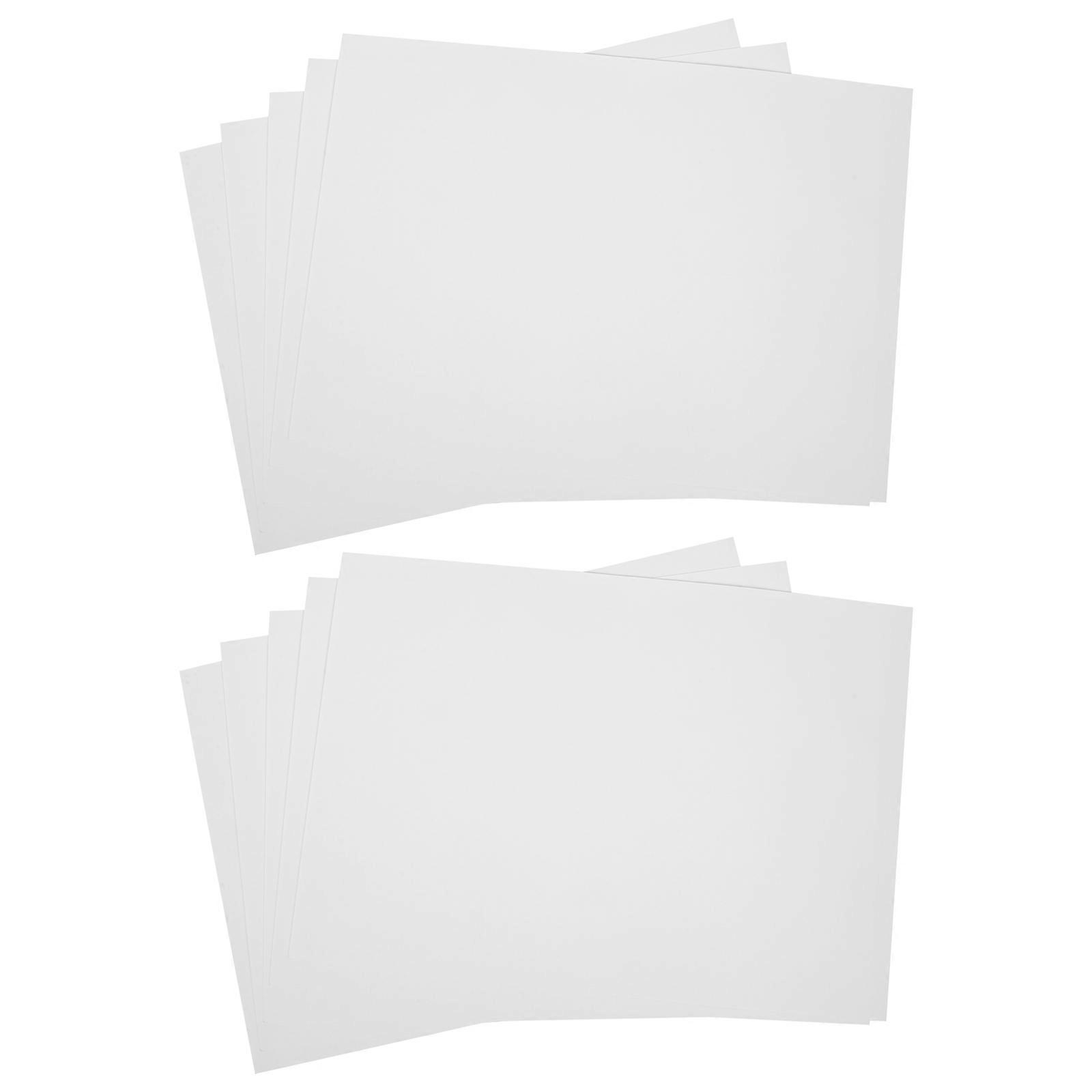 Waterproof Sticker Paper For Printer Craft Projects Rectangle Shape 100 Sheets