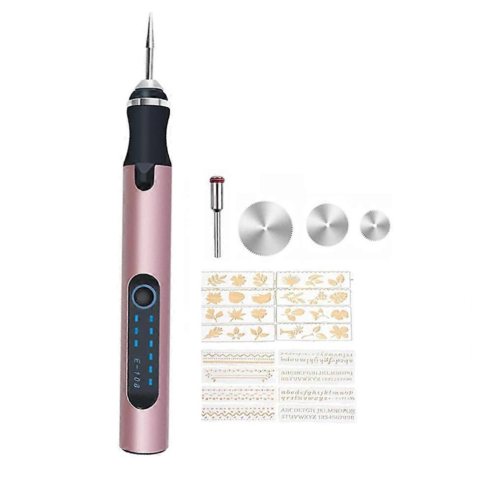 Electric Micro Engraver Pen DIY Engraving Tool Kit Cordless and Rechargeable