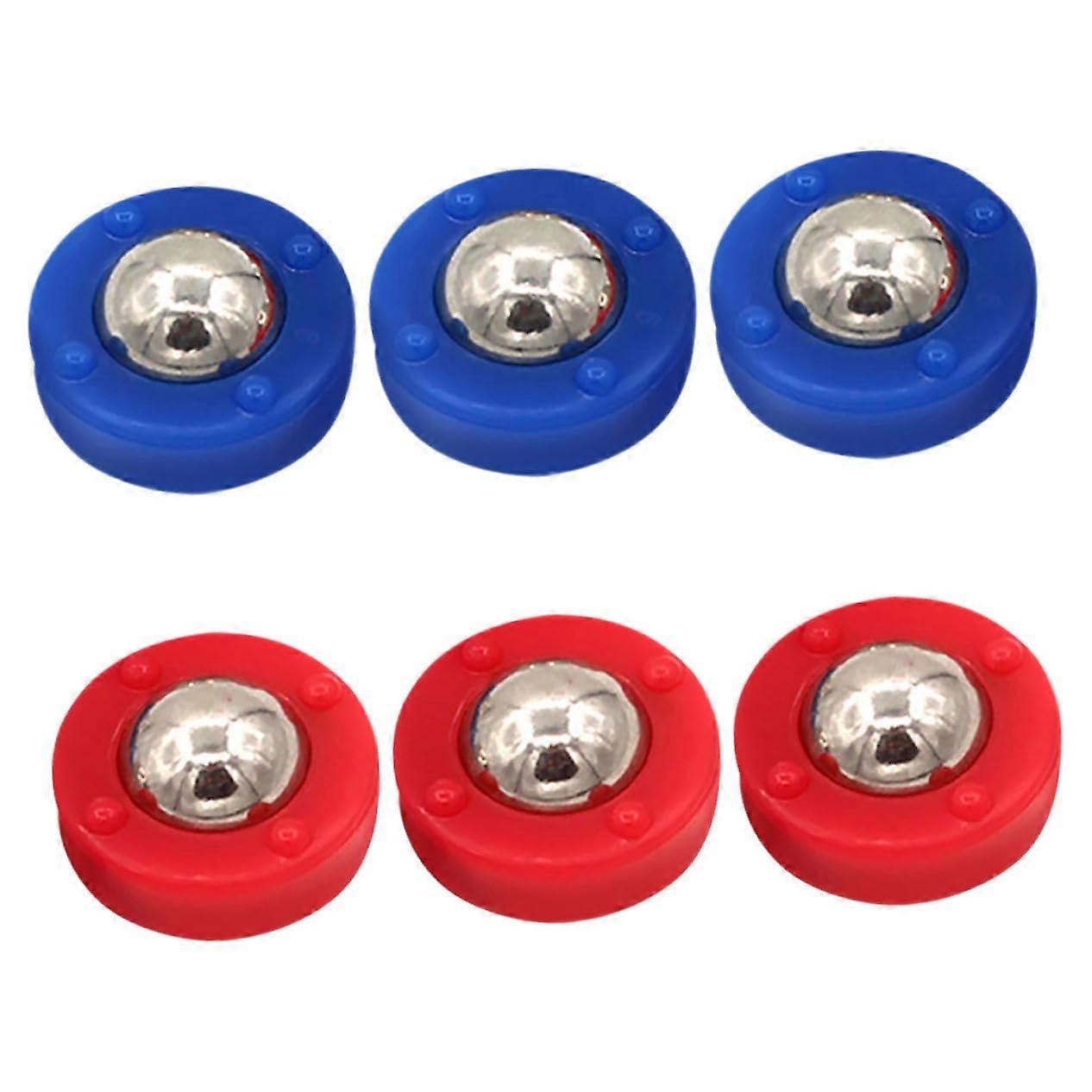 Pack of 6 Table Accessories Indoor Leisure Game Rolling Toy for Desk Tabletop Curling
