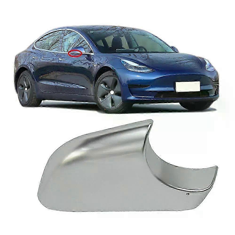 Rearview Mirror Lower Cover Holder for Compatible Tesla Model 3 2017-2022 Chrome