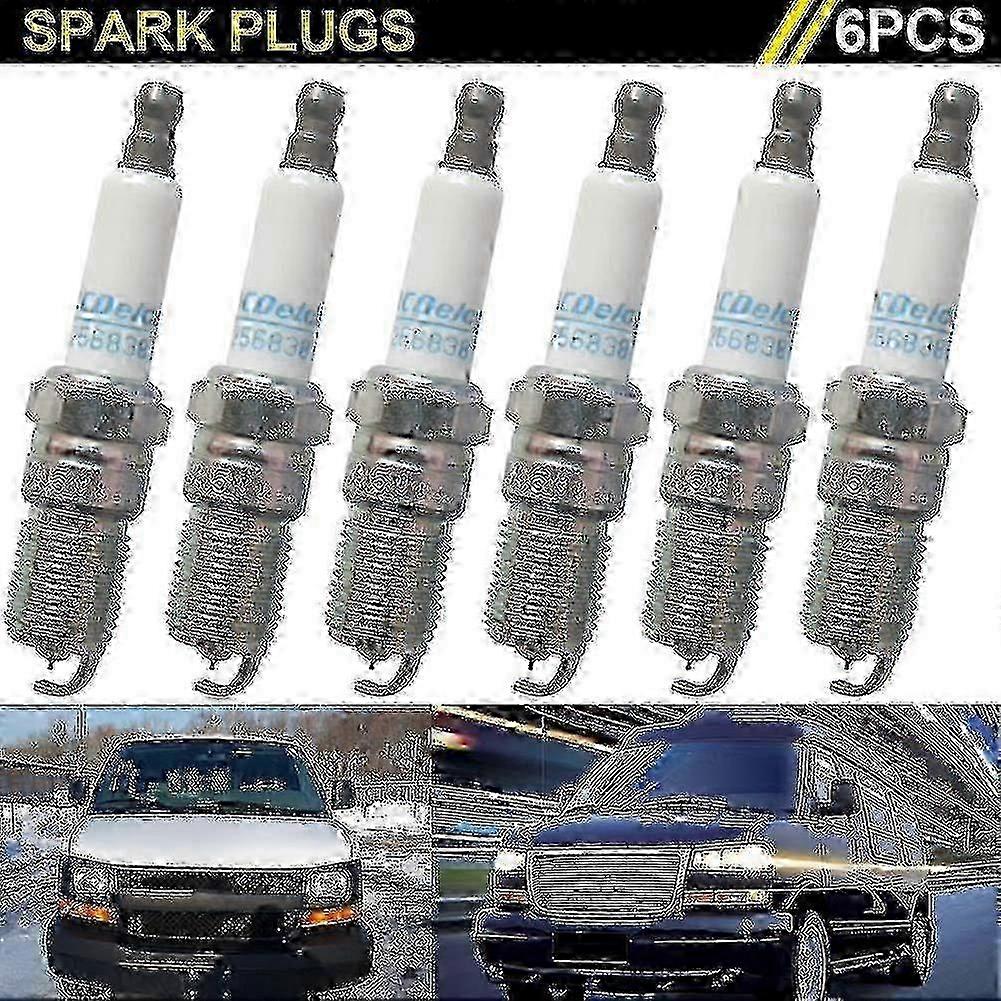 High-performance spark plugs for Chevy GMC - AC Delco 41-101 6pc