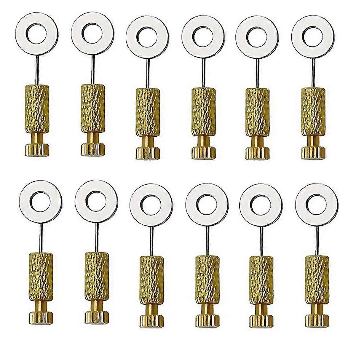 For 12pcs Handmade Leather Goods Tools Suture Fixing Needle 6-12mm