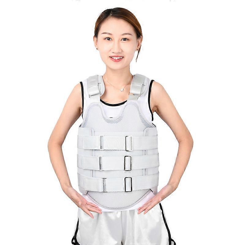 Mesh Style Thoracolumbar Fixation Belt Strap Type Protective Gear Without Airbag, Specification: L Mesh Style L