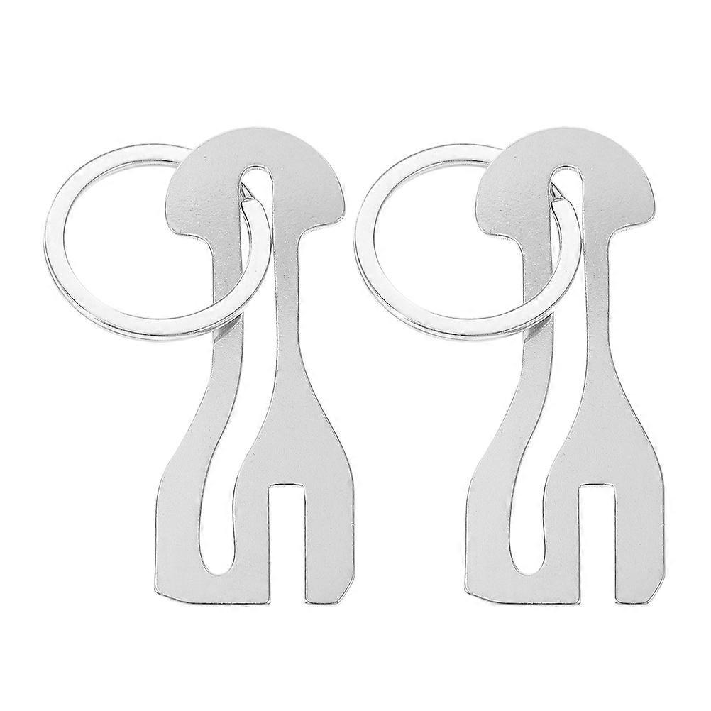 Shopping Trolley Token Key Rings Portable Coin Keychain for Carts & Lockers, Easy Access Holders for Supermarkets