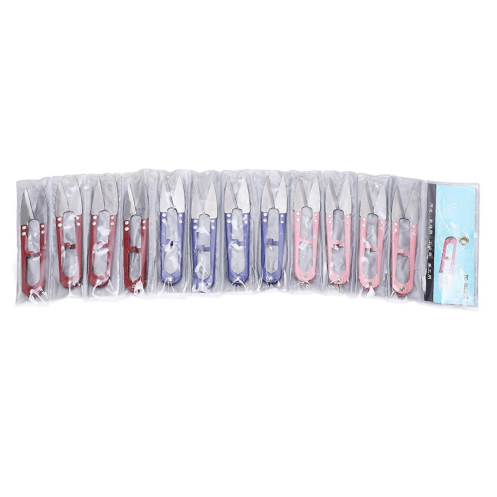 2025 Latest Model  12Pcs Thread Snips Spring Action Mini Size Portable Durable