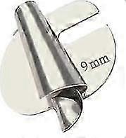 Pied d’ourlet roulé à coudre 2pcs, 3-10mm de large Presse-de-halet roulé Machine à coudre Guide de couture de pied de pression de pied pour machine à coudre