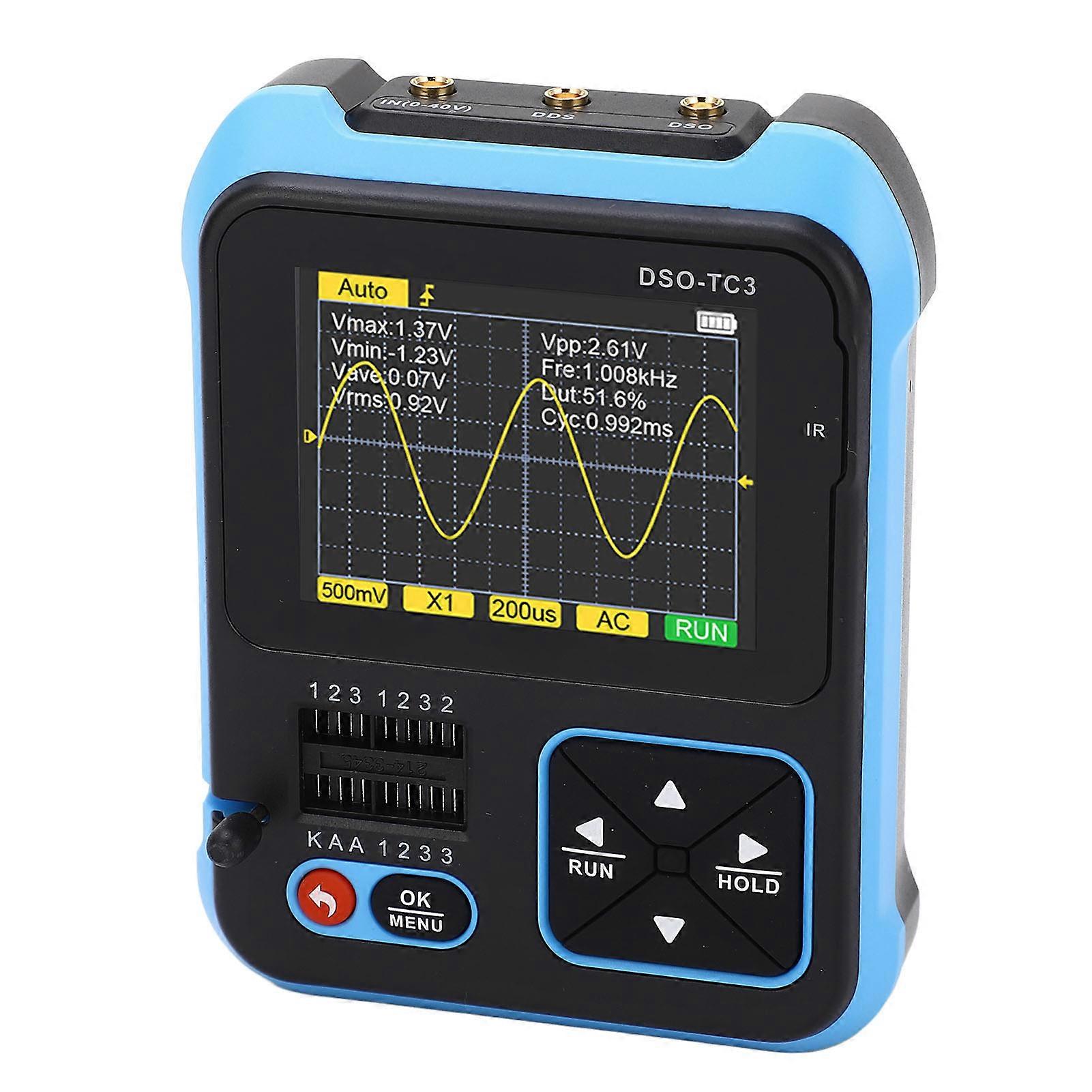Handheld Portable Digital Oscilloscope Transistor Checker Tester Inductance Capacitance Resistance Meter High Configuration 