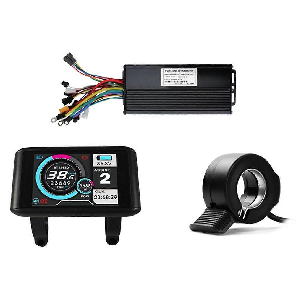 Three-Mode Ebike Sine Wave Controller 36/48/52V 40A with LCD UCK1 Color Display E-Scooter Parts