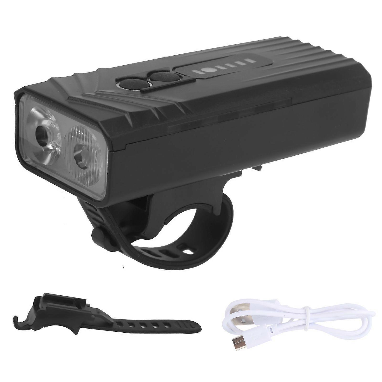 Multifunctional Bicycle Headlight USB Rechargeable Cycling Light Waterproof Bicycle LightYMQX)