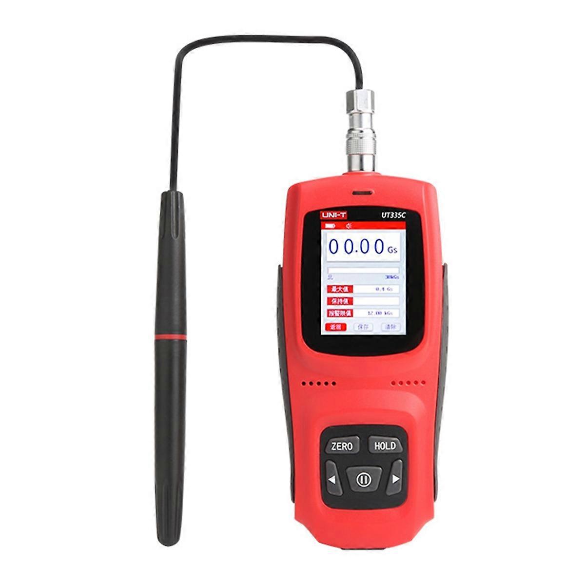 Handheld Digital Gauss Meter UT335A 0-3000mT Automatic Manual for Magnetic Field Detection