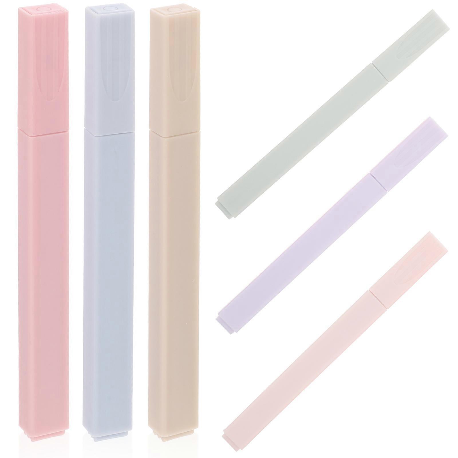 Colorful Pens For Note Taking School Marking Pen Emphasizing Important Information 6Pcs