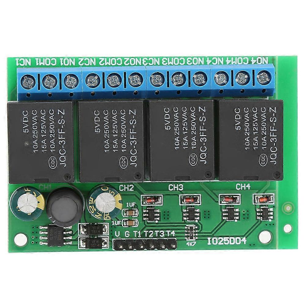4 Channels Flip Flop Low Pulse Trigger Self locking Relay Module 6-24VDC