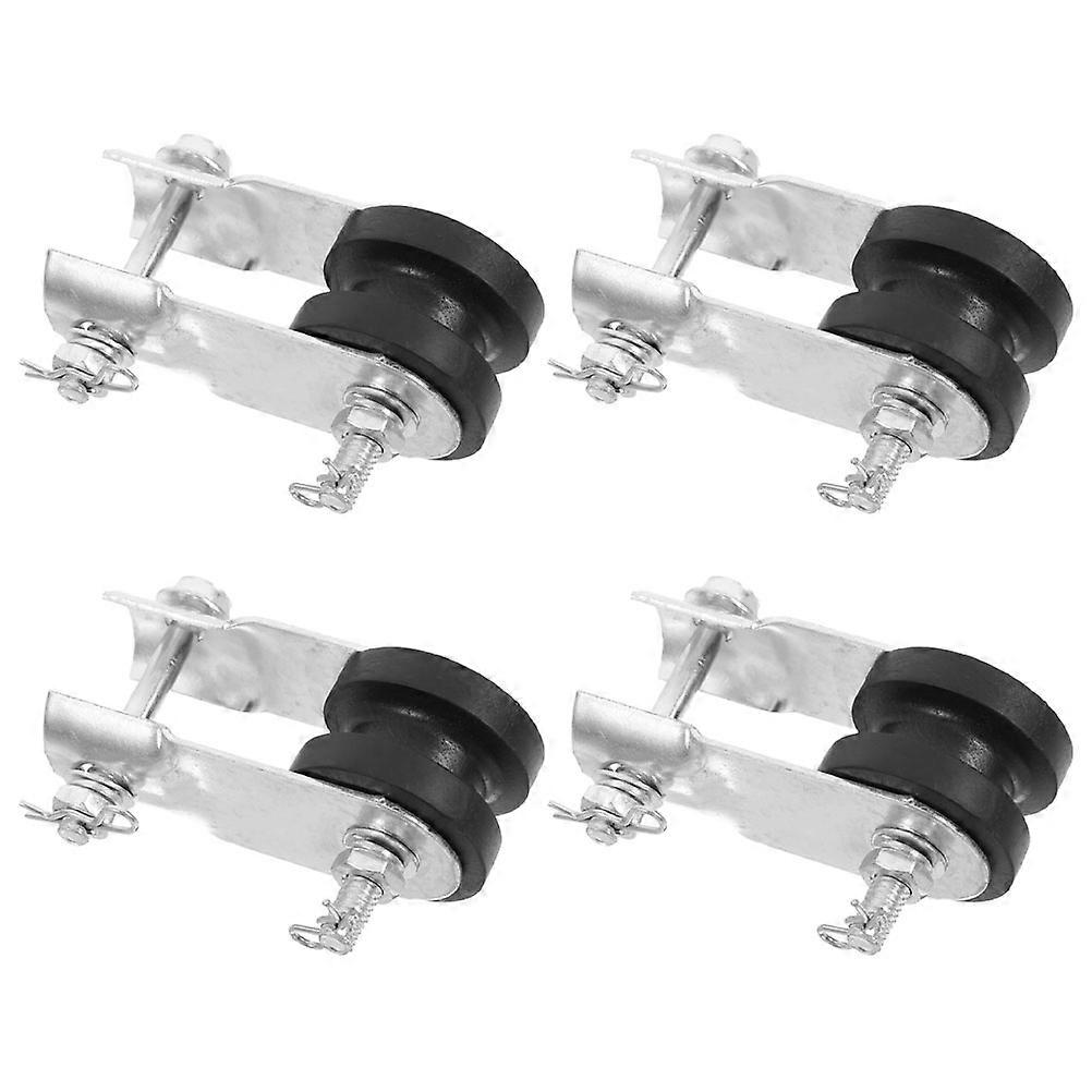 Heavy Duty Ceiling Fan Mount Bracket Kit with Iron & Rubber Pipe Clamp and Sliding Pulley for Secure Light and Fan Installation – Versatile