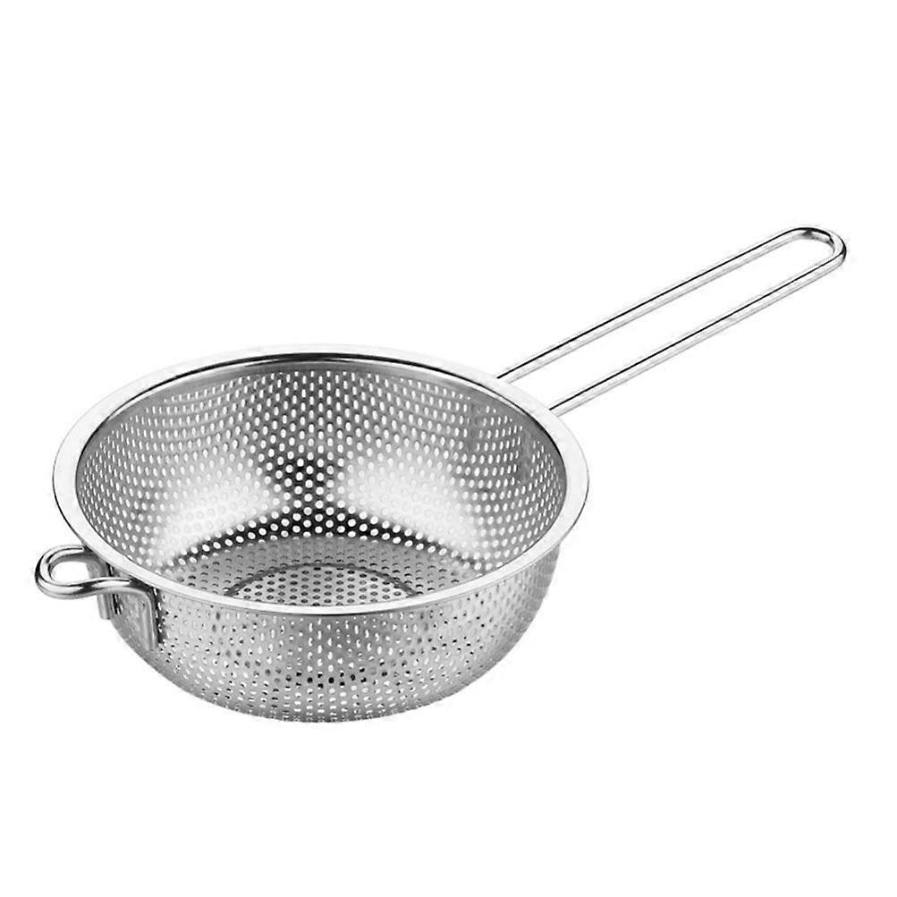Stainless Steel Strainer with Handles – Perforated Sieves for Pasta, Vegetables, and Fruit, Large Size 42.8 x 25.8 x 8.5 cm