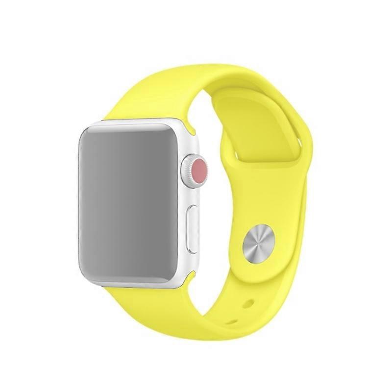 Single Color Silicone Smart Watch Band for Apple Watch Series 10 42mm 9 8 7 41mm SE (2023) SE (2022)