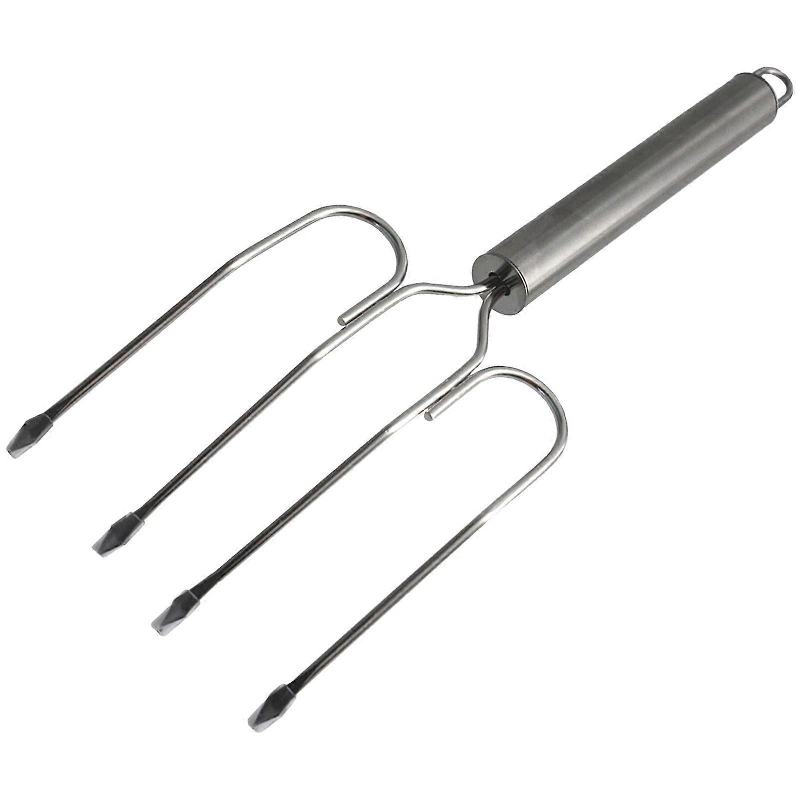Stainless Steel Turkey Lifter Fork for Home Use Safe with Heat Resistant Handle 12.5 inches