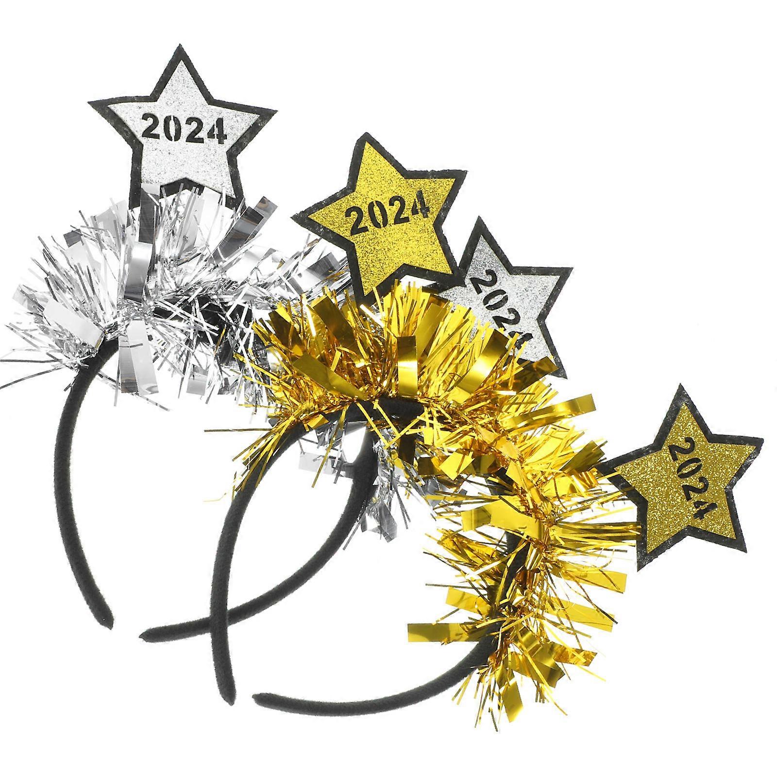 Glitter Headband for Women Assorted Color Comfortable and Lightweight Perfect for New Year Parties and Holidays