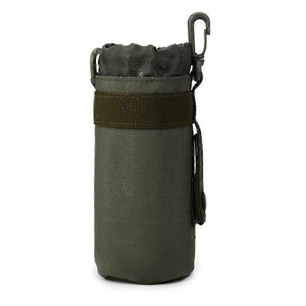 2025 Molle Bottle Holder Waterproof Adjustable Drawstring Webbing Bottle Carrier Bag