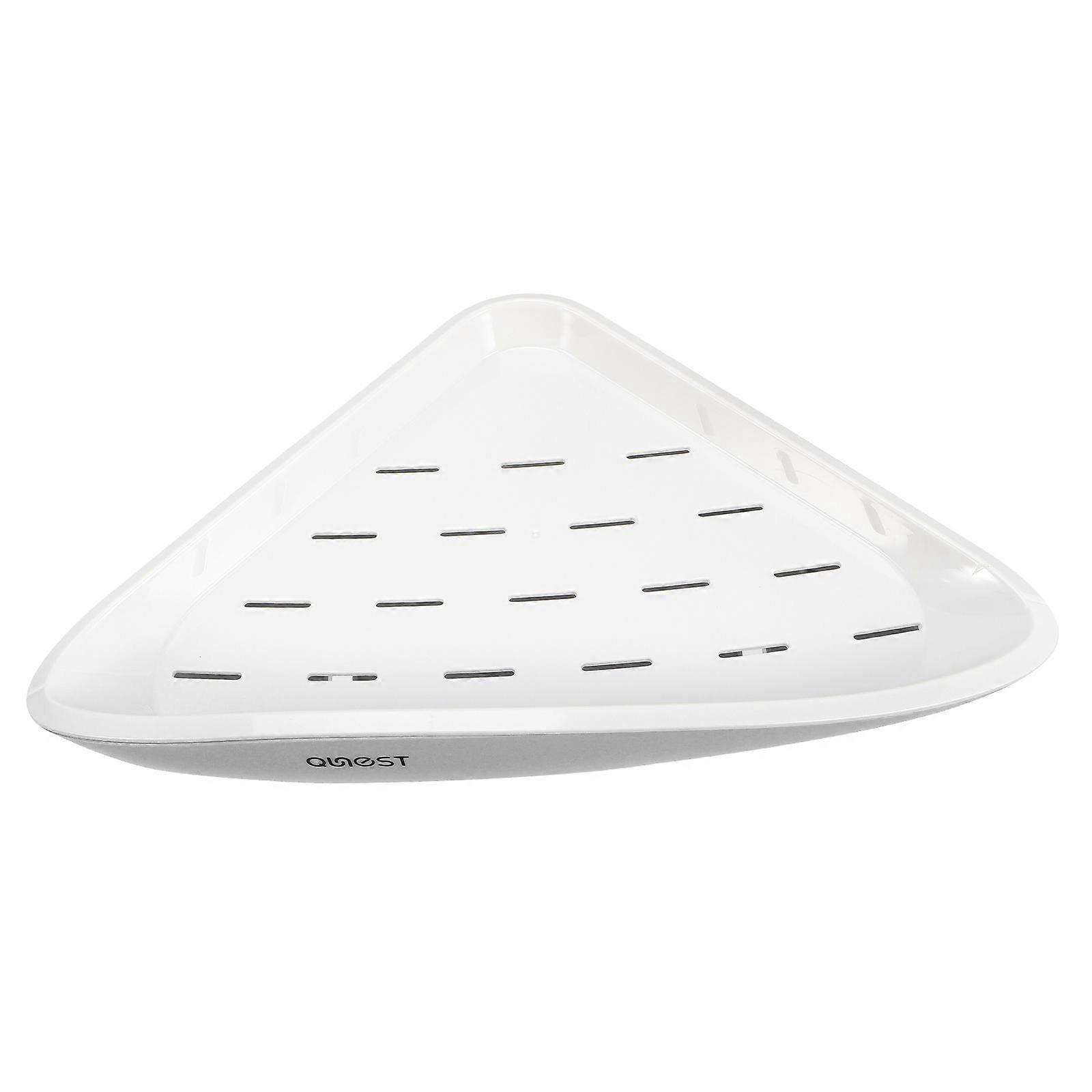 Immune Punch Free Corner Shelf Wall Mounted Storage Rack for Bathroom