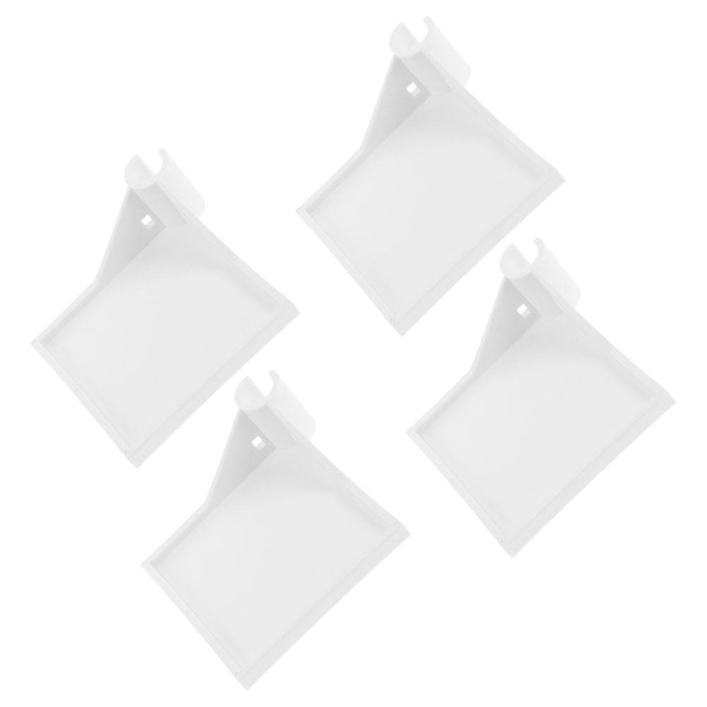 4pcs Heavy Duty Plastic Corner Shelf for Grow Tent Pole Mount Accessories Rack
