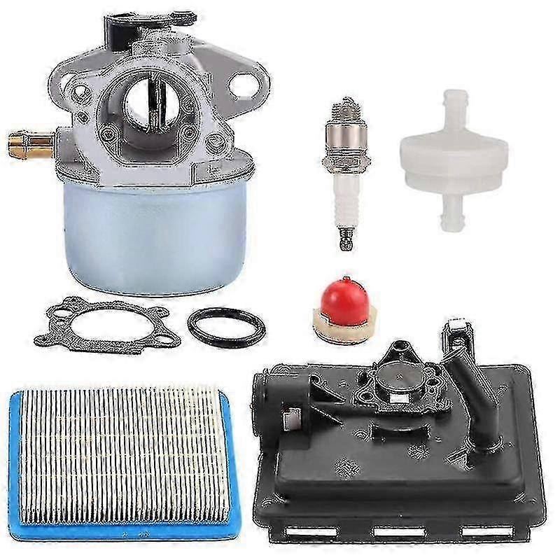 Carburetor for 124t05 includes air filter base 496116