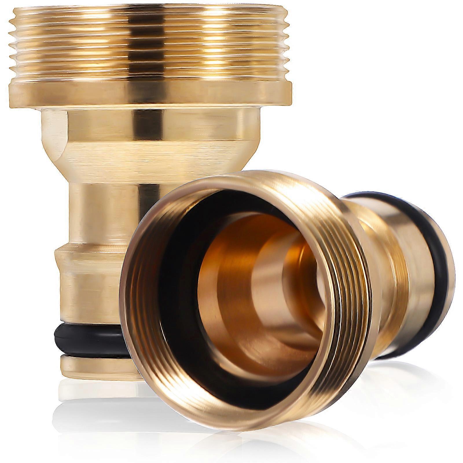 Garden Hose Fittings Adapters Copper Adapter Replacement For Faucet Nozzle Home Use 2Pcs
