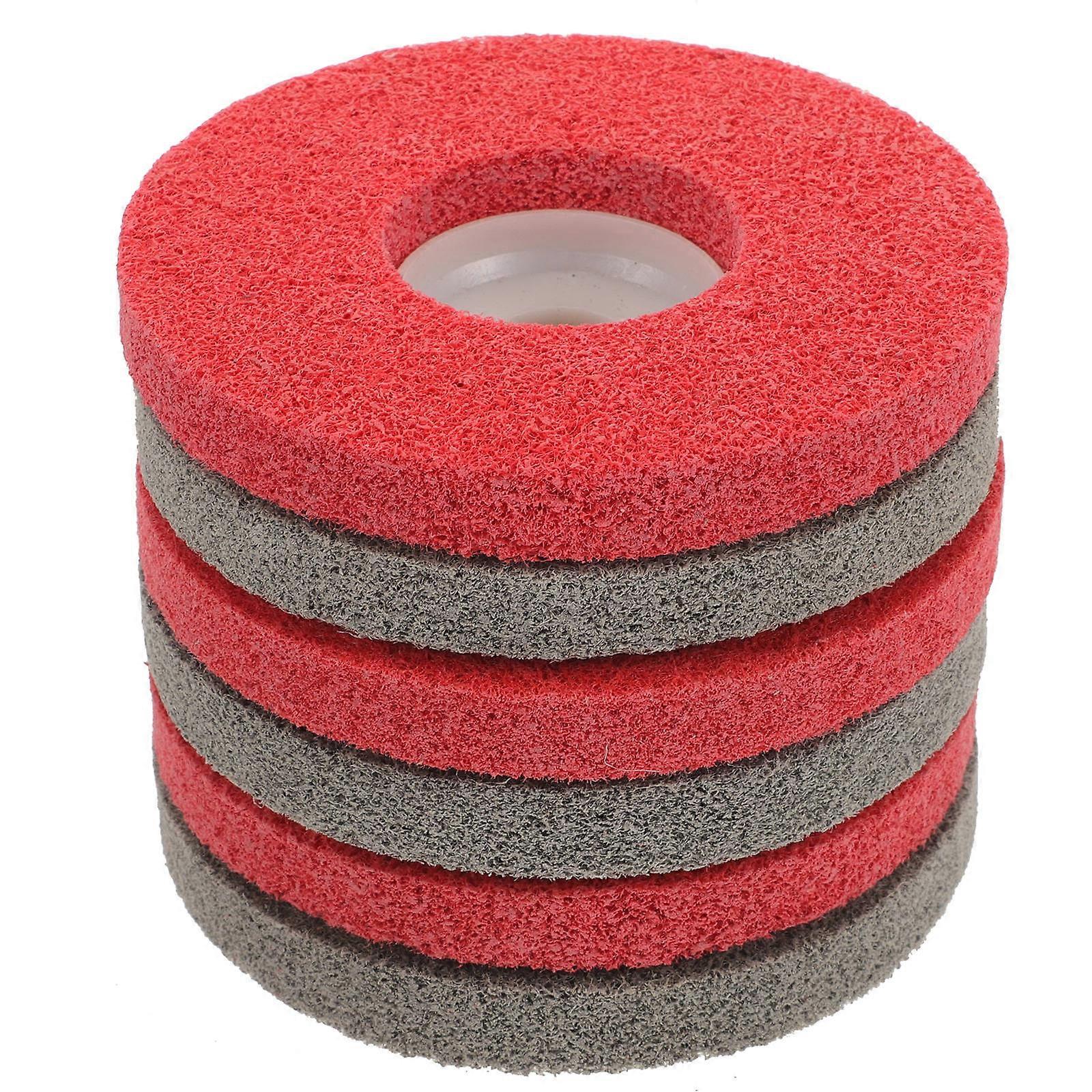 Polishing Discs High-Efficiency Grinding For Diy Projects Round Shape Assorted Color 6Pcs