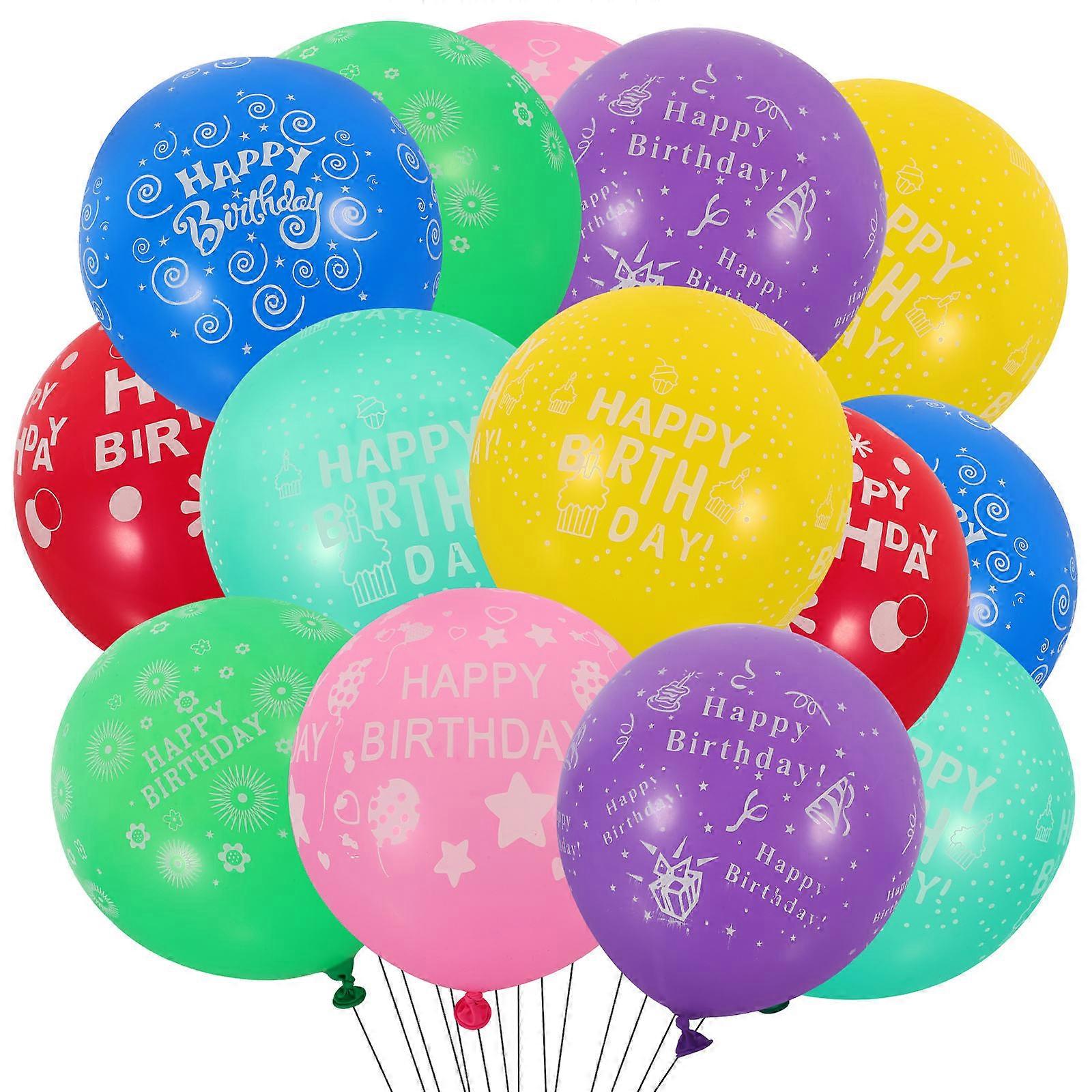 Latex Balloon Kit for Birthday Party Decorations – Rainbow Balloons Easy to Use for Memorable Celebrations