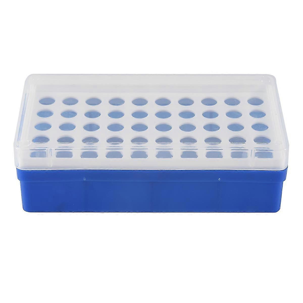 Laboratory Lab Plastic 50 Sockets 1.5ml Centrifuge Tube Stand Holder Box