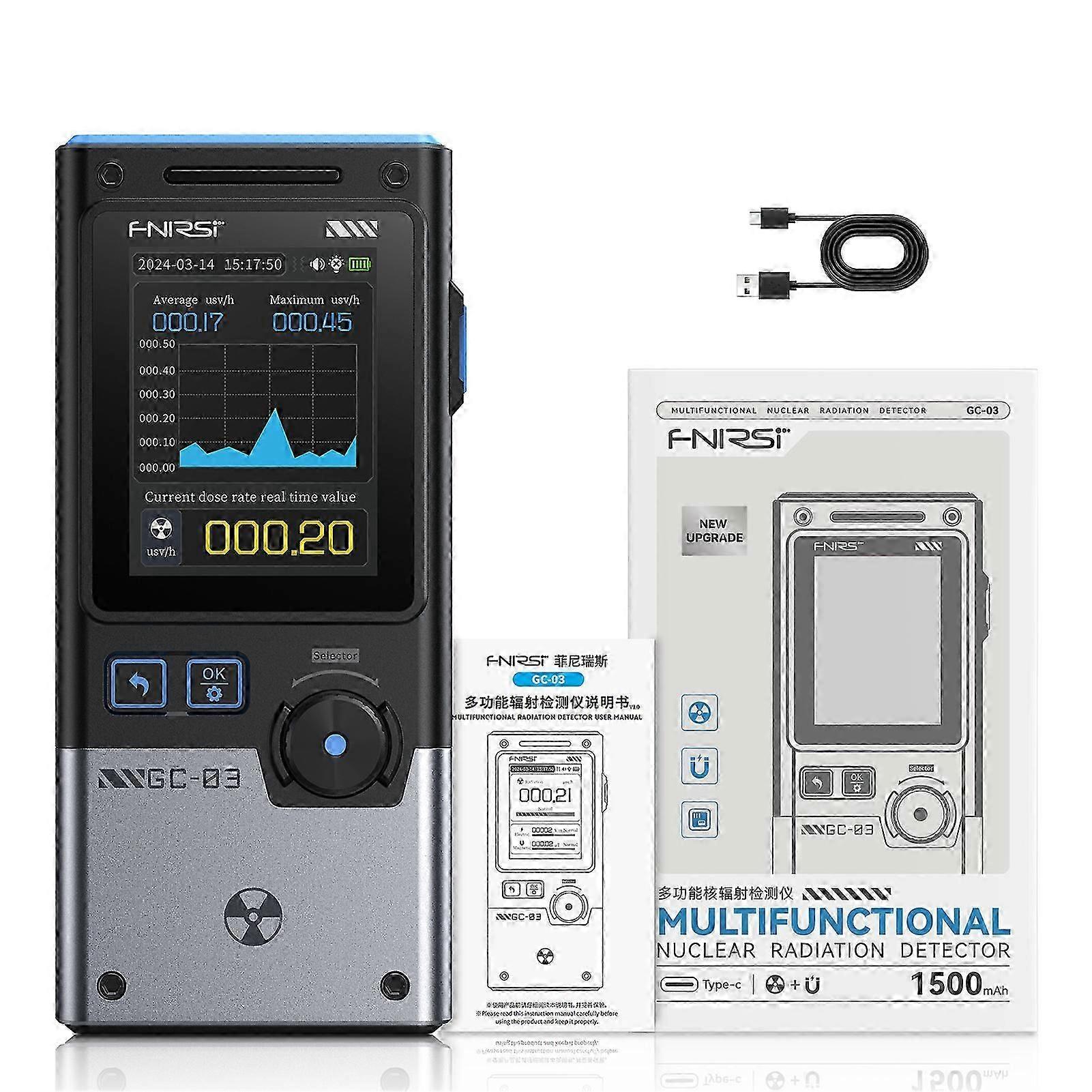 3 in 1 EMF Detector Digital LCD EMF Meter Rechargeable Digital Electromagnetic Field Radiation Detector