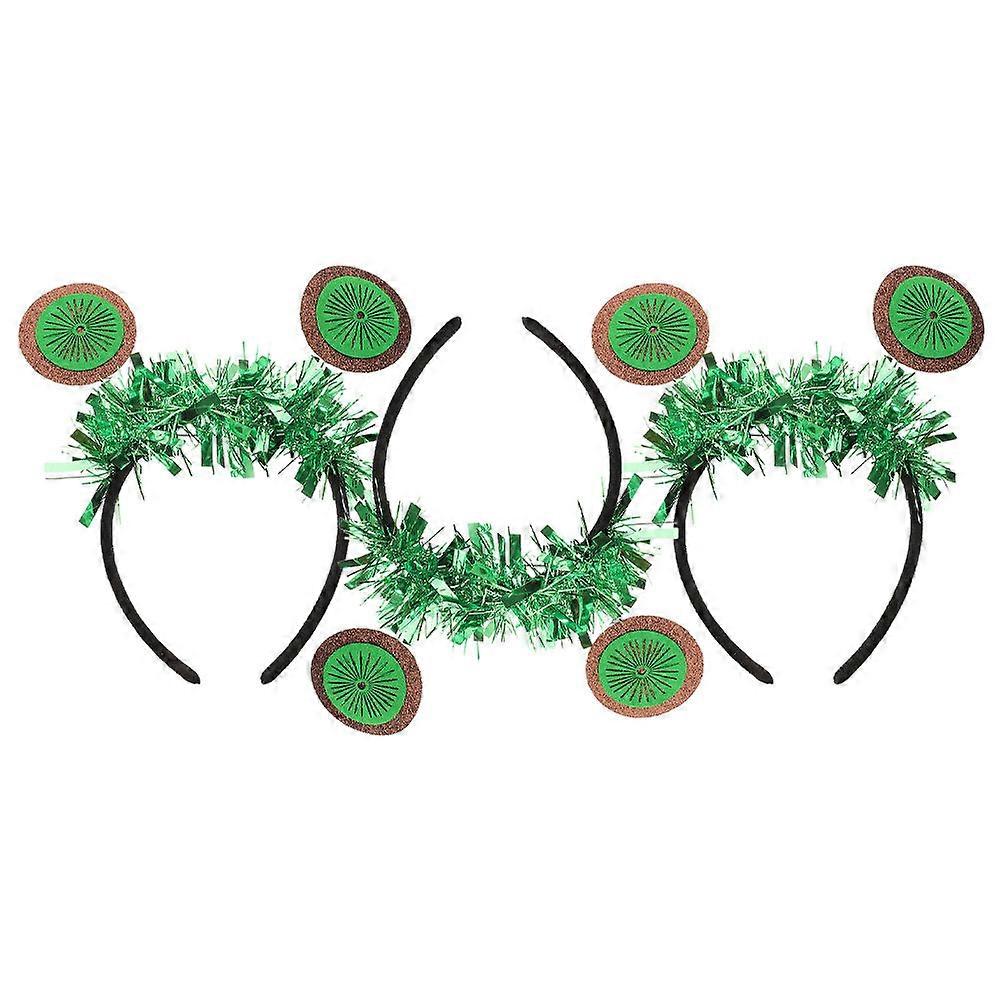 Glitter Fruit Headband with Durable Felt Cloth for Decor Green Color One Size Fits All Lightweight Comfortable