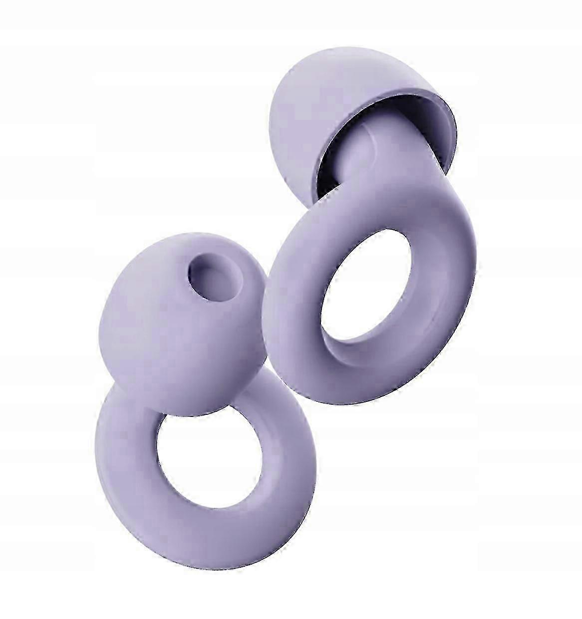Loop Quiet Earplugs in Violet & Green - Effective Noise Reduction
