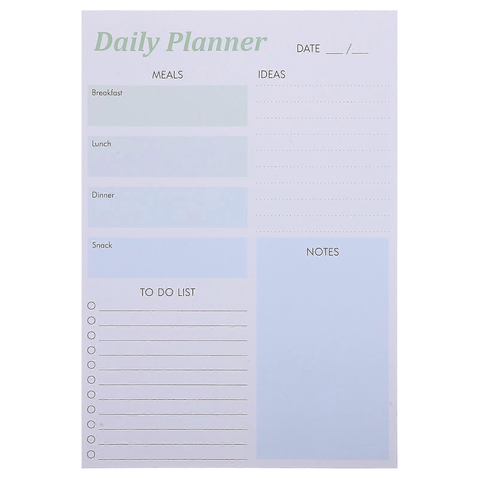 Magnetic Daily Planner Notepad for Home Office Use Multi Color Paper Material 3 x 5 inches