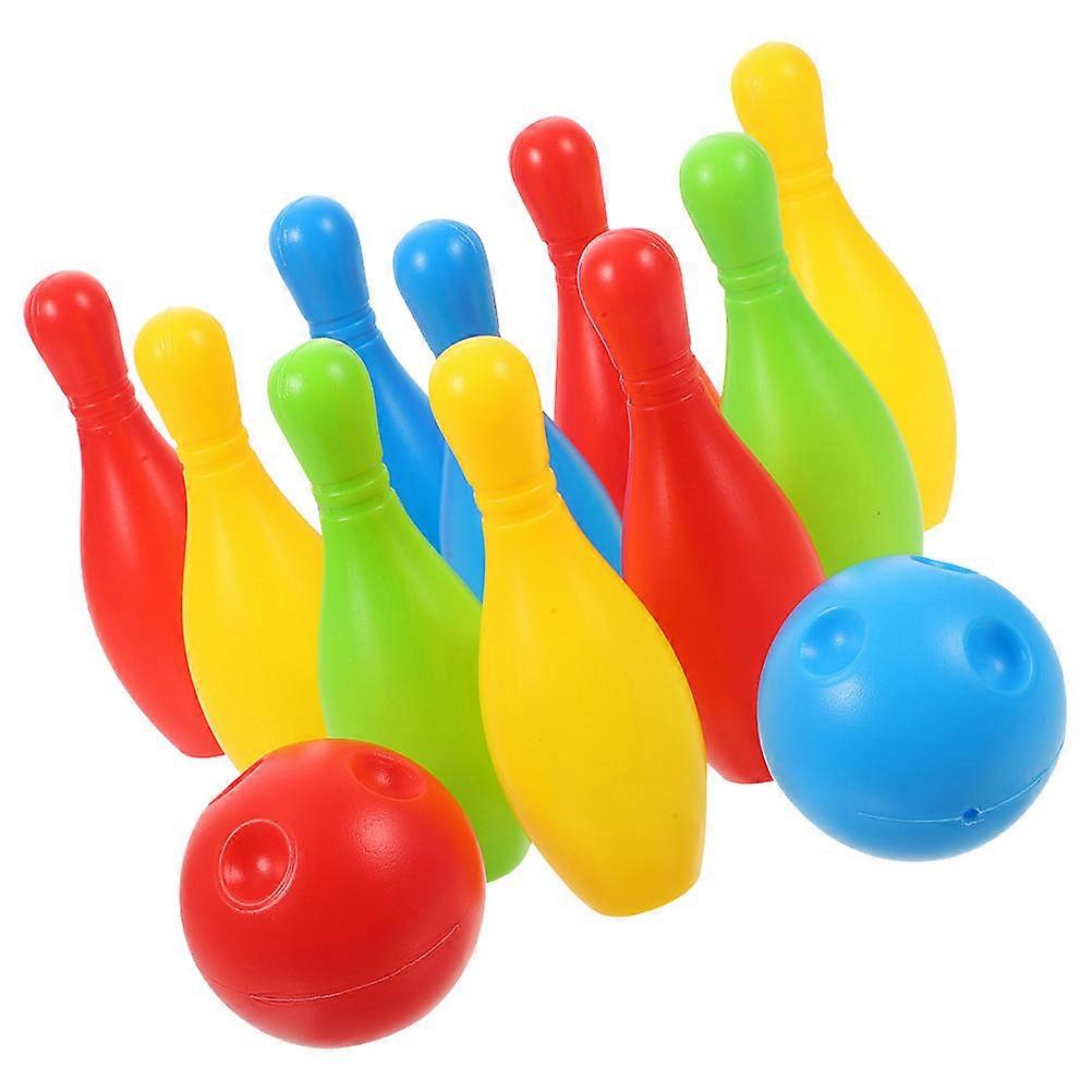 Plastic Kids Bowling Game Set with ChildFriendly Design for Indoor Outdoor Play Assorted Color