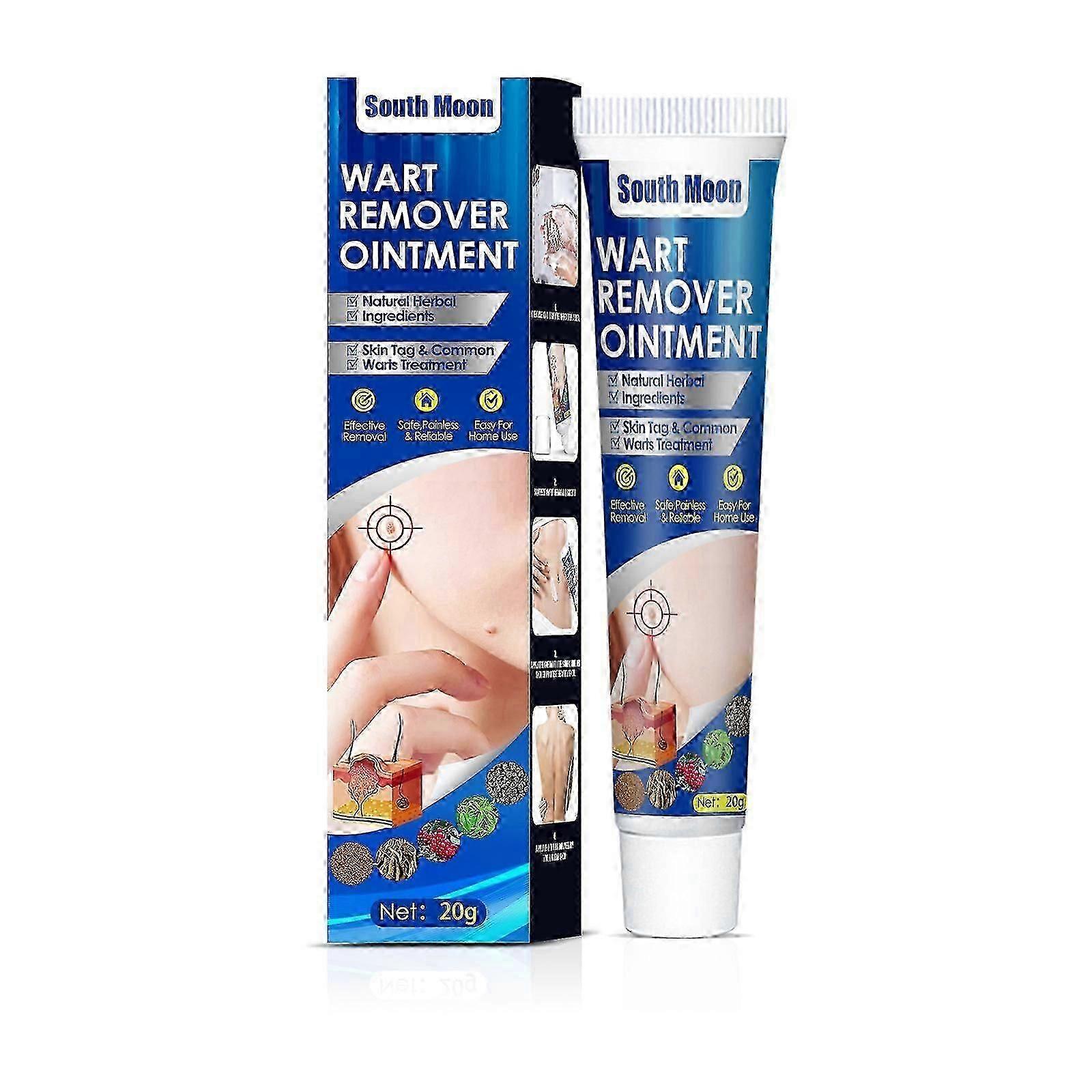 Natural WartsOff Blemish Removal Cream, 20g, Easy to Use, Portable