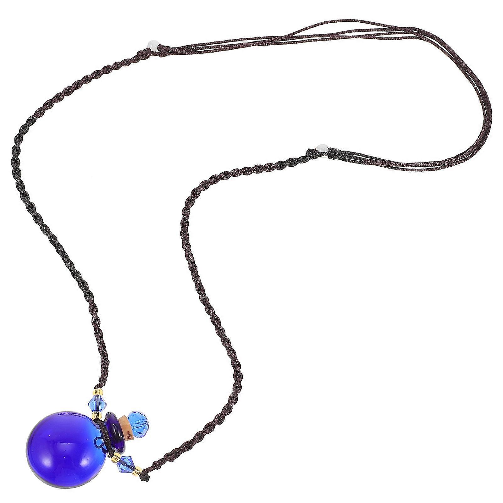 Car Fragrance Pendant Compact Decorative Aroma Bottle With Stress Relief Feature Nylon Glass Material Suitable For Family And Friends 1Pack