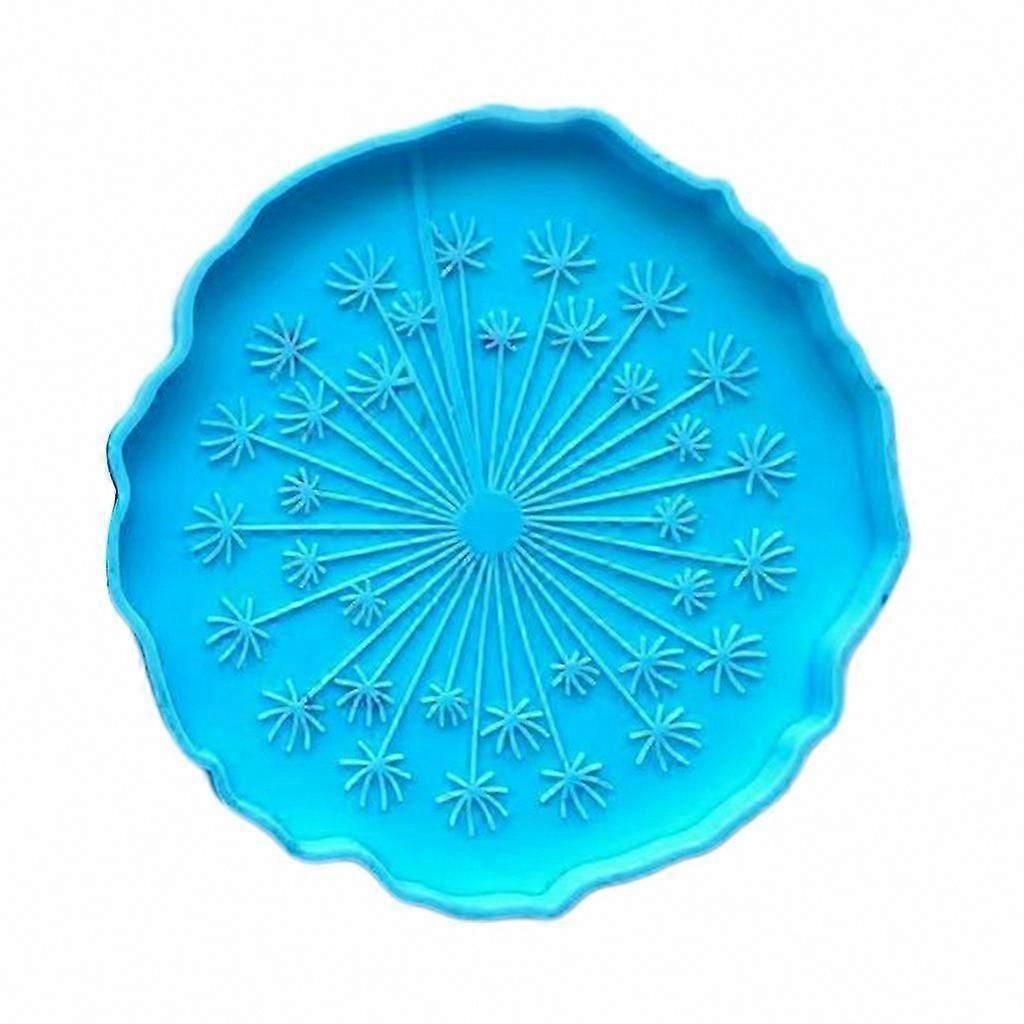 Resin Silicone Molds Mirror Coaster Epoxy Molds Resin Casting Molds for Craft Making Agate Slice Coasters Cup Mats
