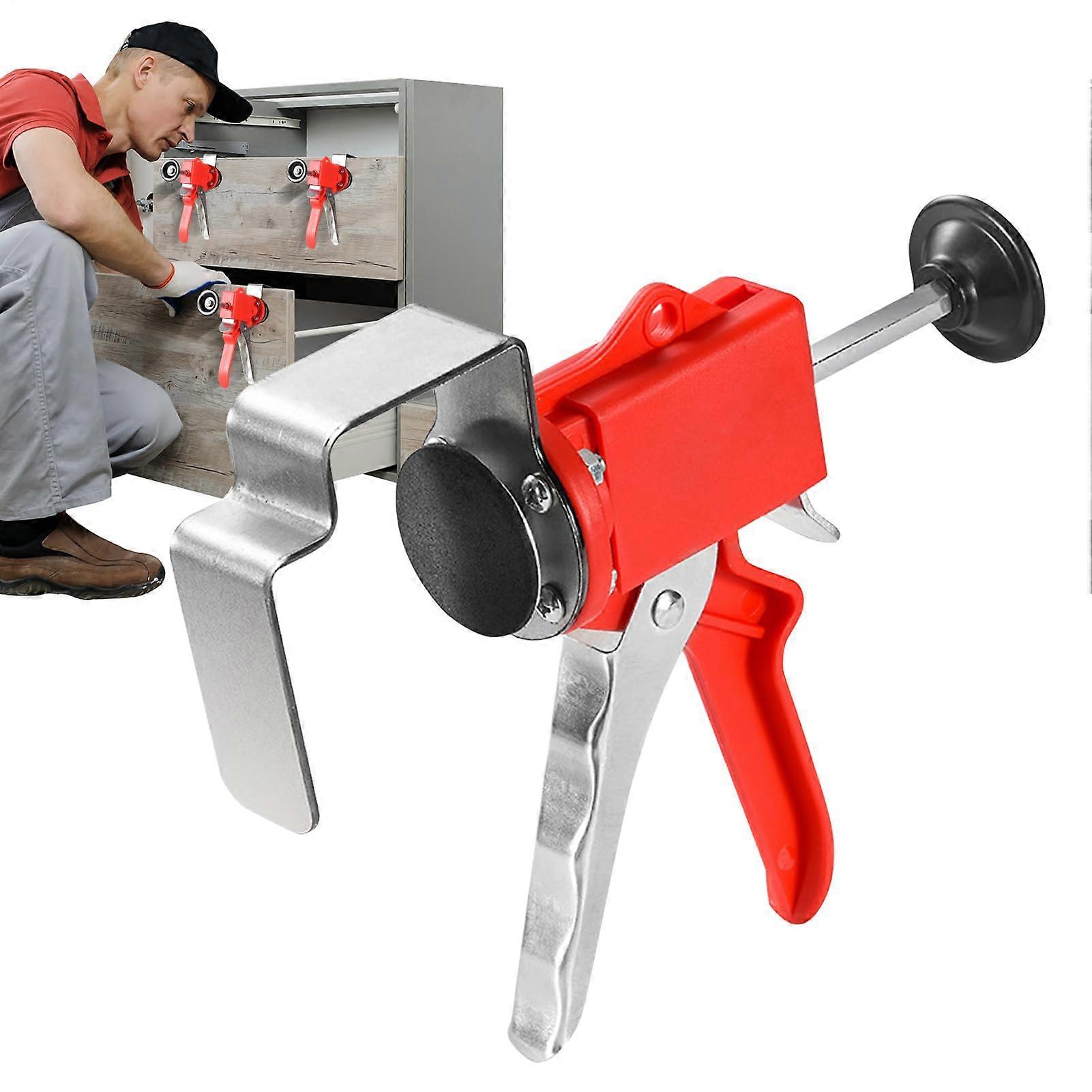 Drawer Front Installation Pliers Stainless Steel, Rust-Resistant Drawer Front Clamp, Precise Multifunctional Installation Aid for DIY Enthusiasts