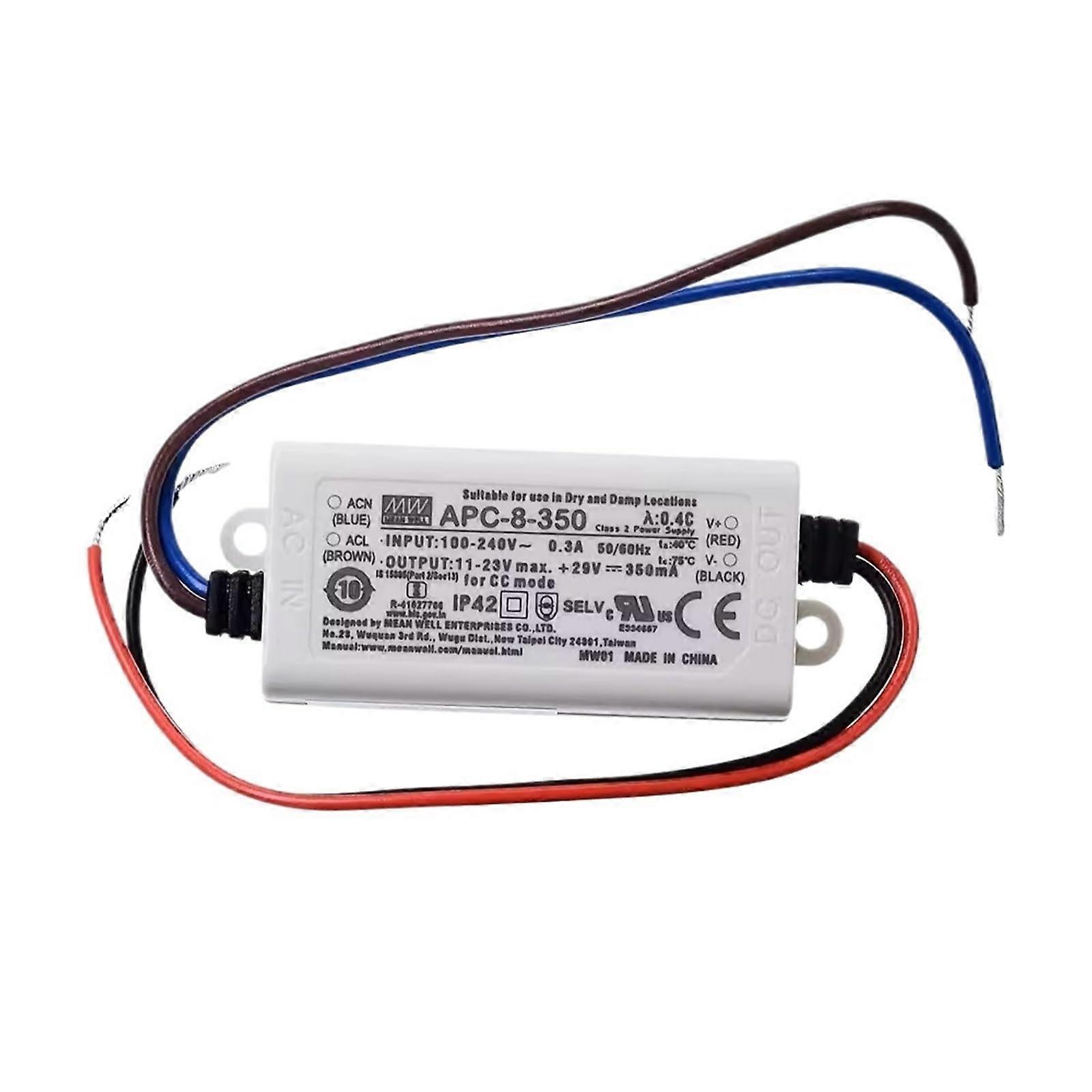 1PCS APC8 Series APC8250 APC8350 APC8500 APC8700 LED Constant Current Power Supply APC8/8E 8W 250/350/500/700mA (APC8700) APC8700 8W