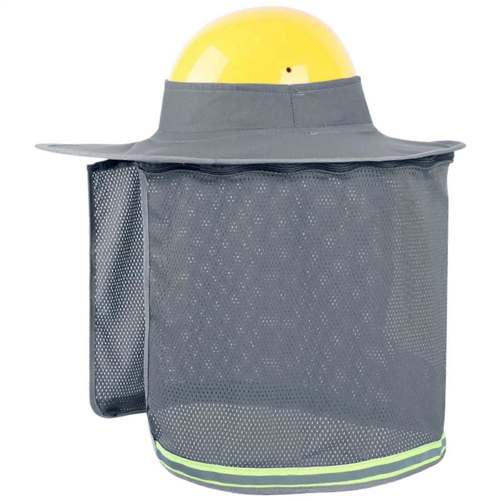 Helmet Visor with Full Coverage and Neck Protection  Visibility for Construction