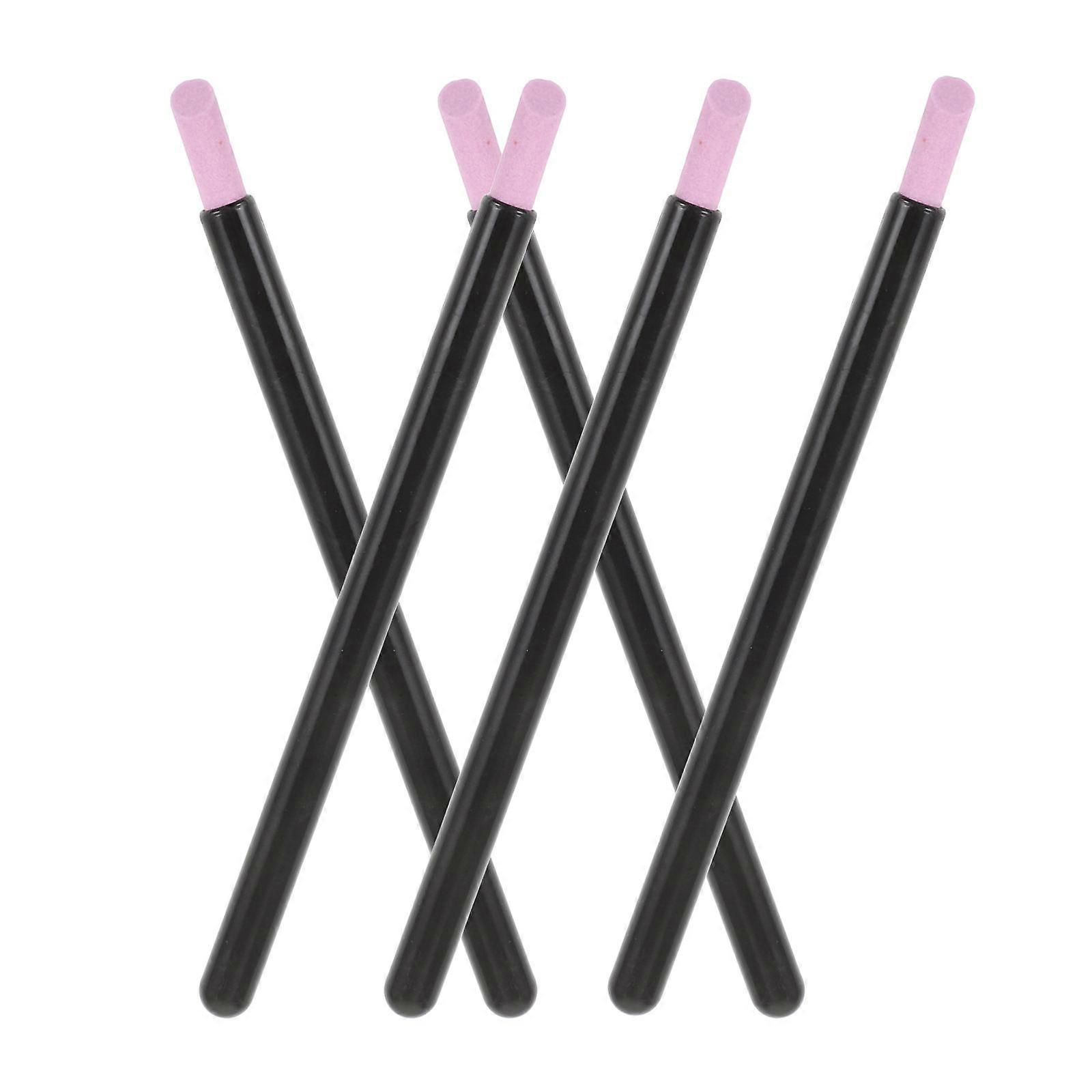 Nail Engraving Pen for Nail Art with Plastic Material Black Color Portable and Durable 5pcs