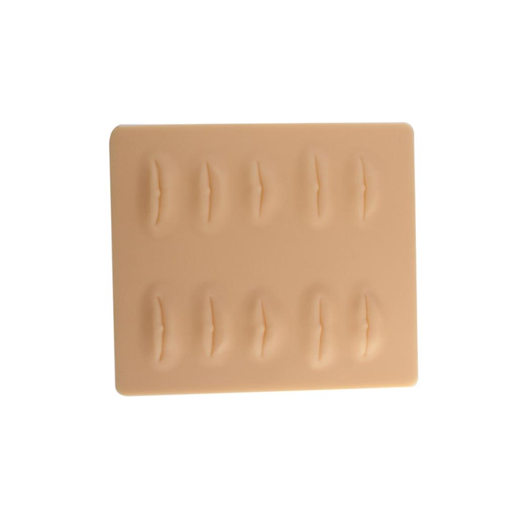 3D Lip Practice Skin Simulation For Training 20X15cm Beige Rectangular Professional 1Set