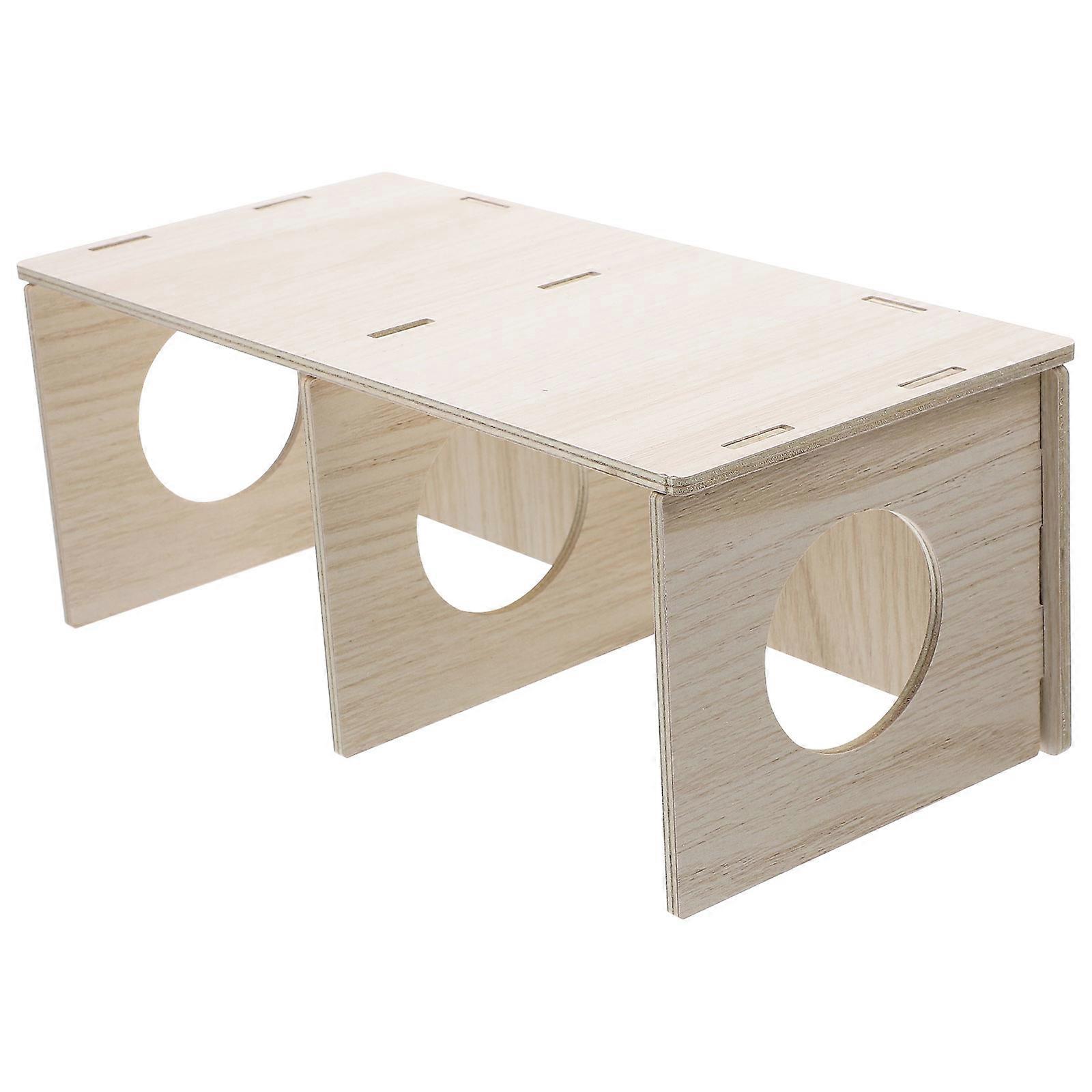 Guinea Pig Retreat, Practical Wood House for Privacy and Playtime, Sturdy Design
