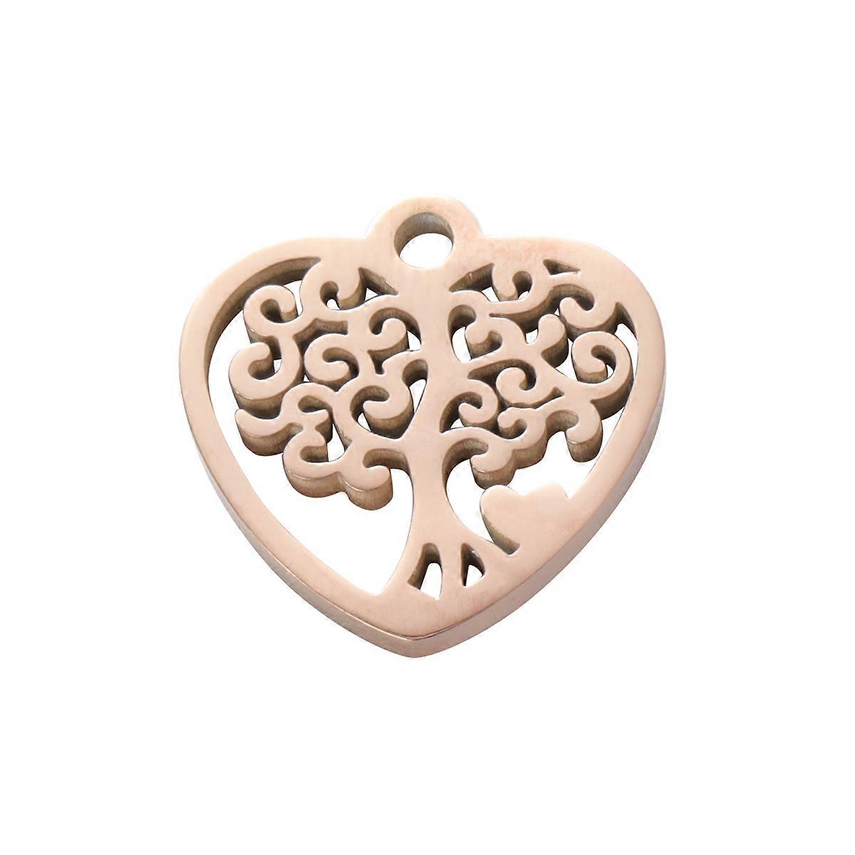 DIY Heart Pendant Parts, Stylish and Practical for Bracelet and Necklace Creation