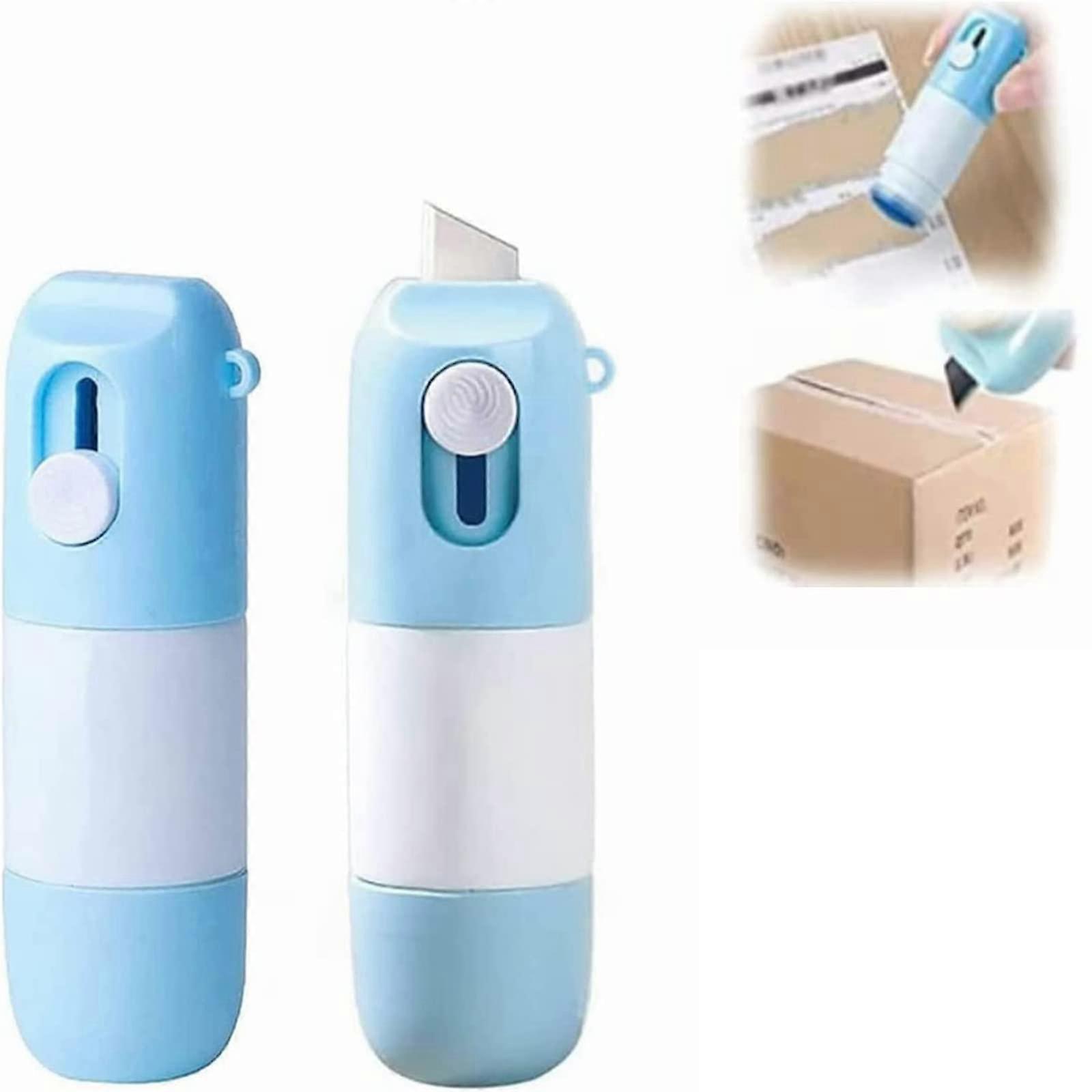 Correction Fluid Pack For Thermal Paper Includes Unpacking Knife And Eraser Tape Roll For Parcel Labels And Bills 3 Pack