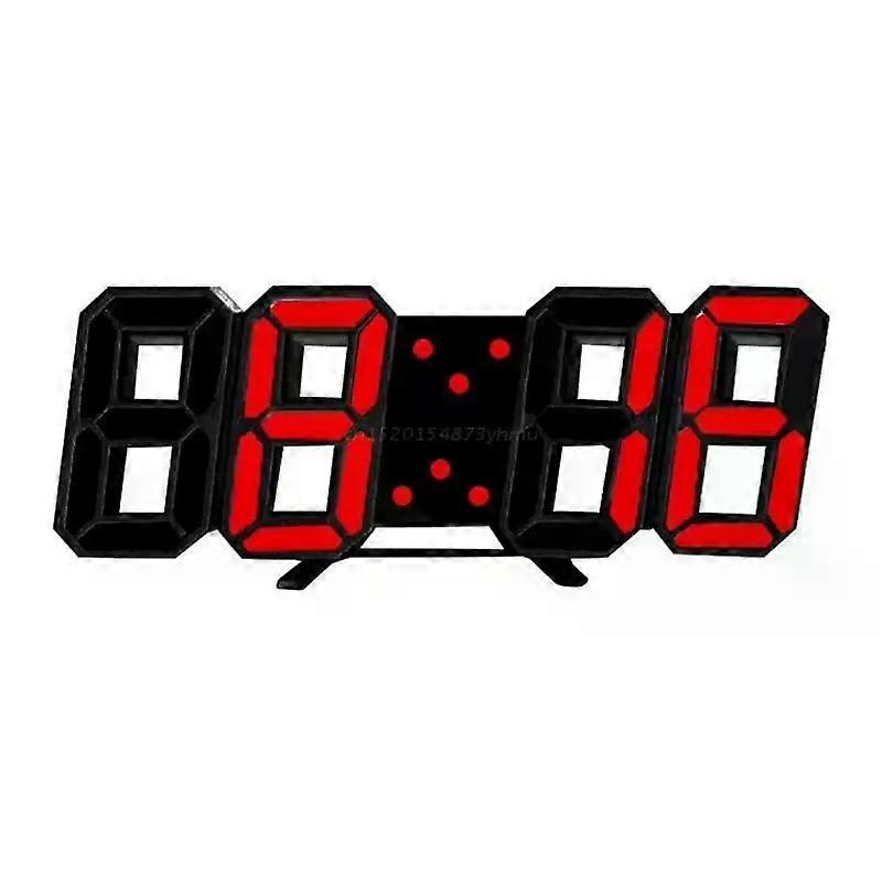 Q81C Modern Night Light Clock Date Temperature Display 3D Digital Alarm Clock Gift