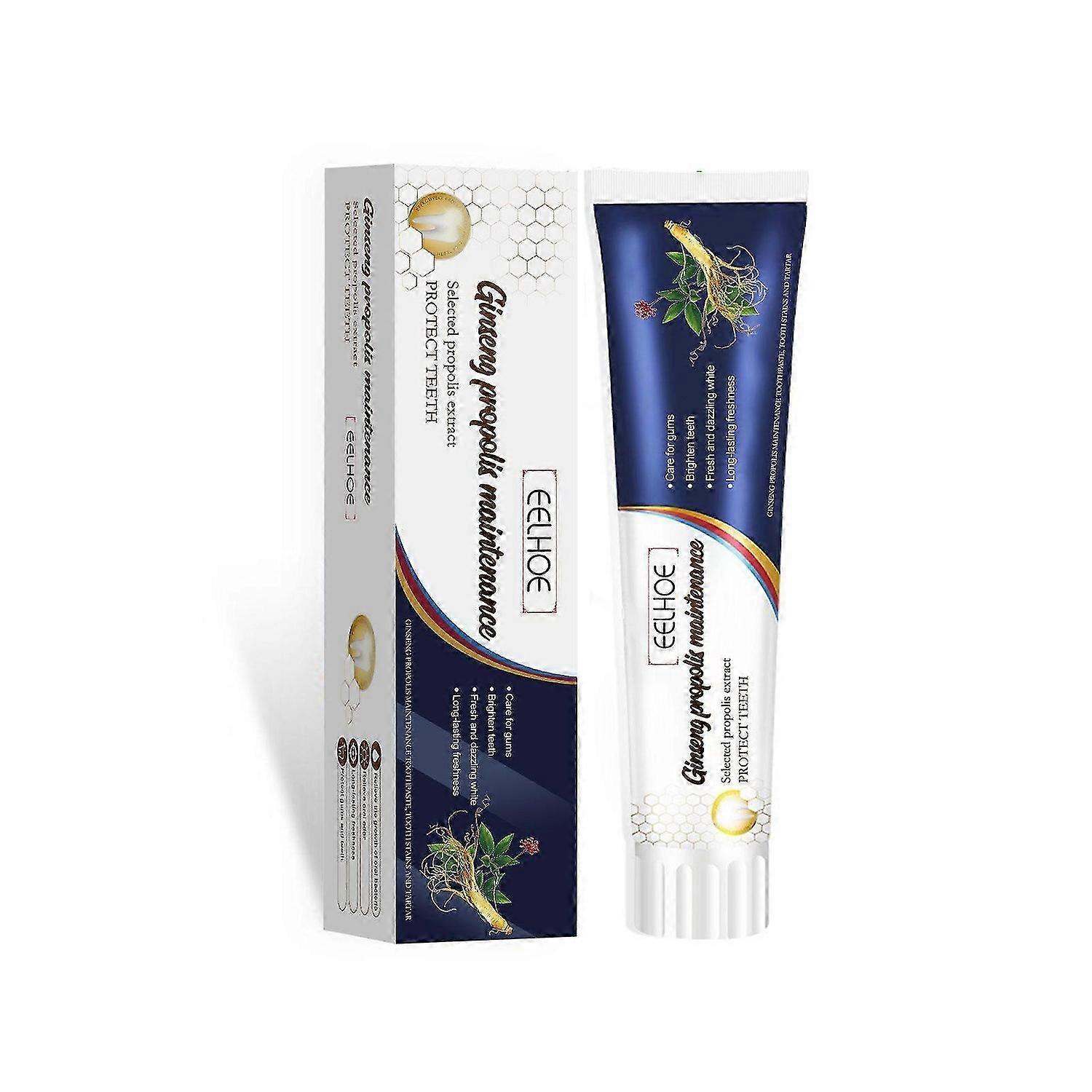 Ginseng Propolis Whitening Toothpaste, Teeth Whitening, Remove Stains, Oral Care, Color Correction T
