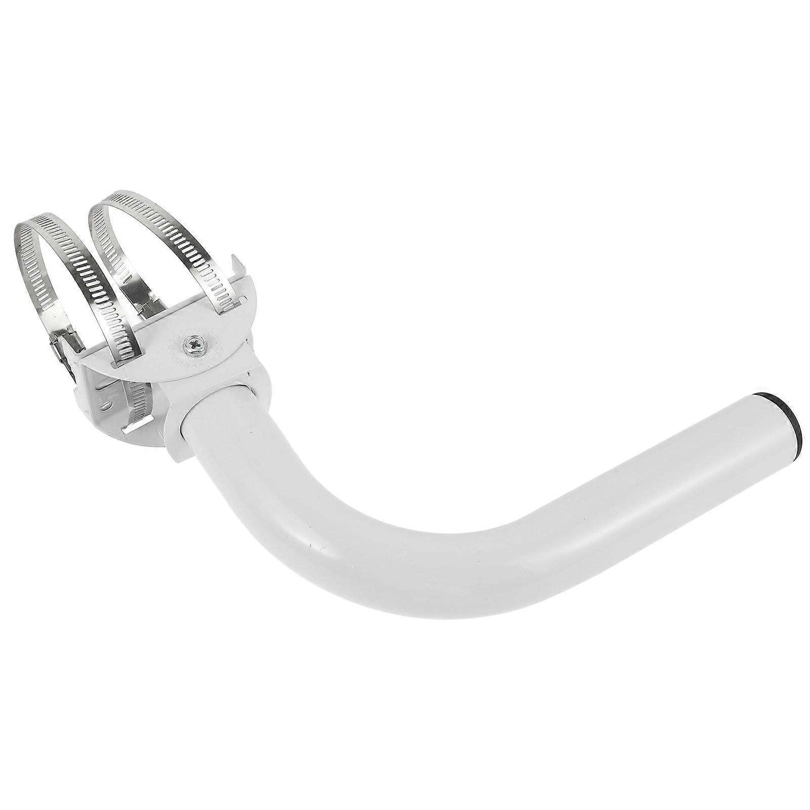 حامل القطب هوائي المثبت على الحائط للاستخدام الخارجي لجسر CPE 10.61X7.86X1.97IN تصميم عالمي 2 قطعة