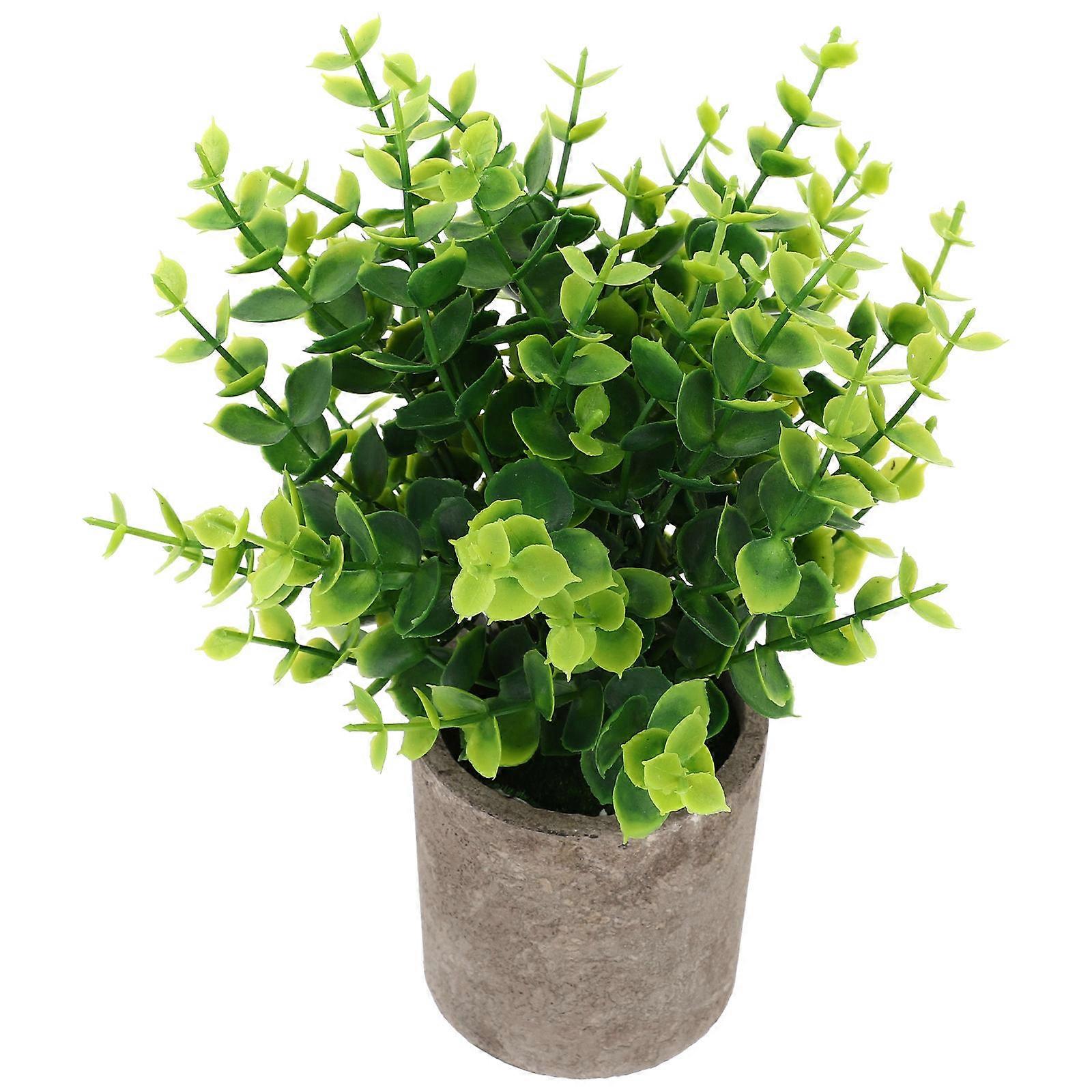 Green Artificial Potted Plant for Decor 1Pcs Indoor Use